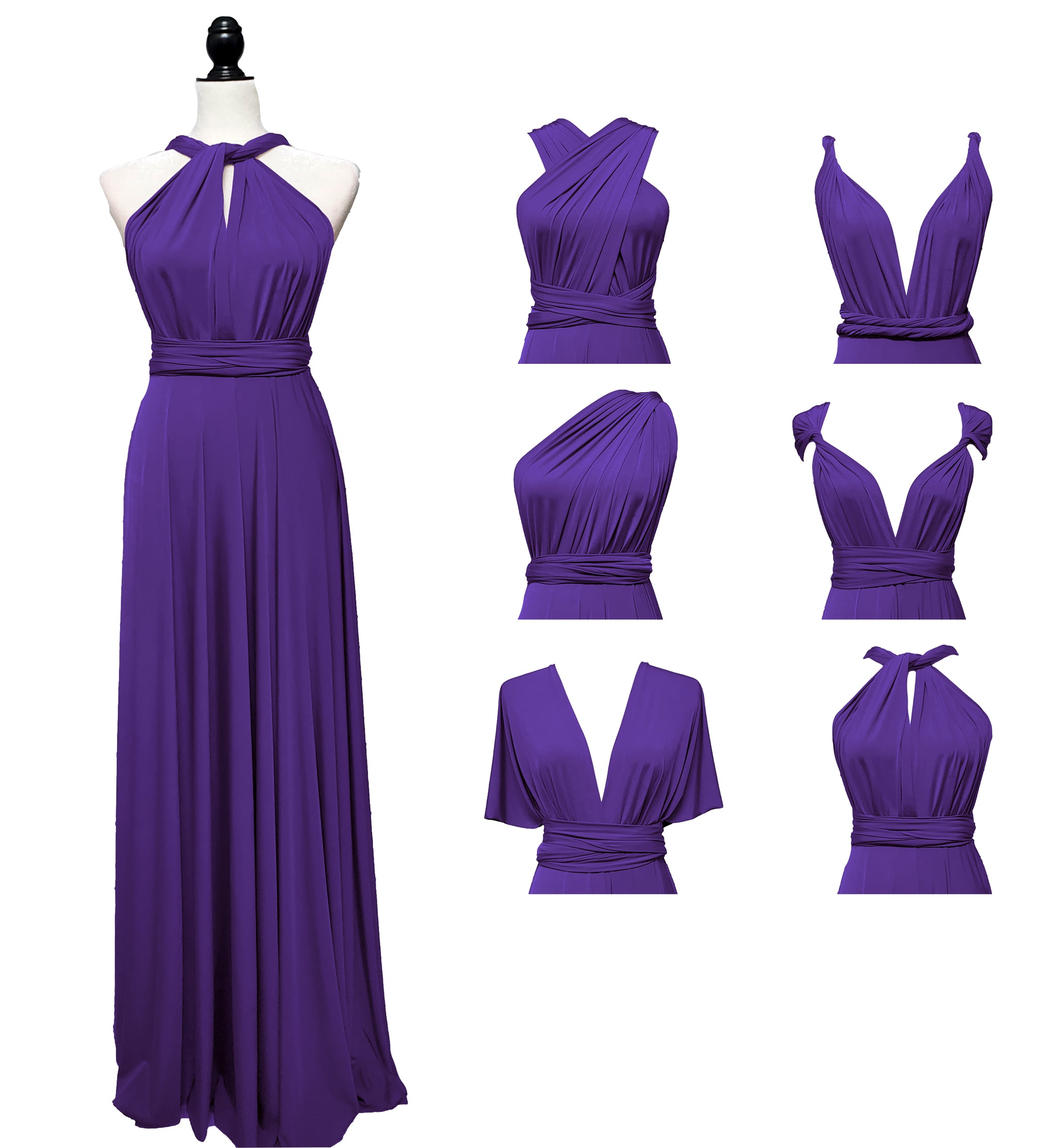 Purple Multiway Bridesmaid Dress