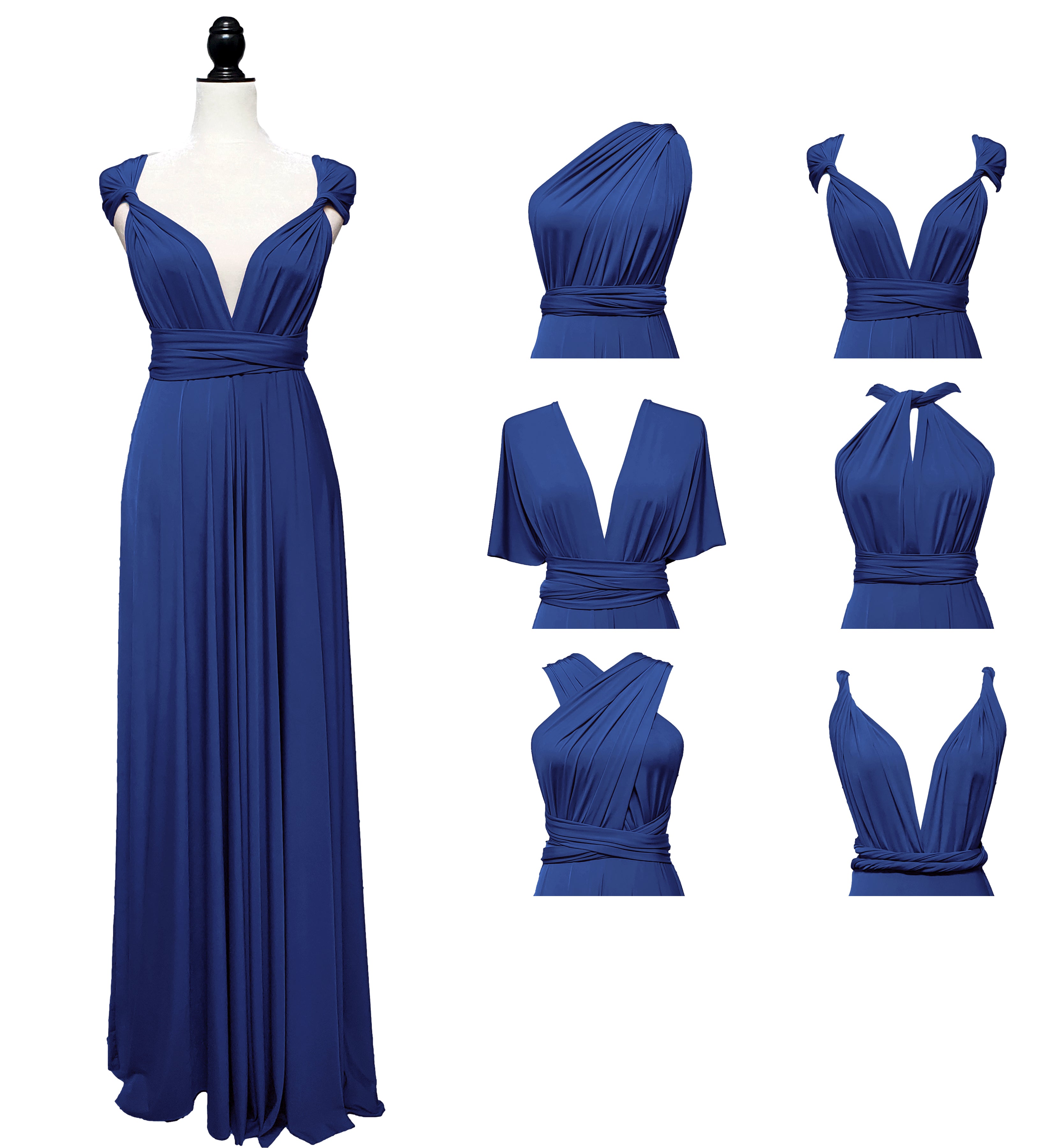 Midnight Blue infinity dress