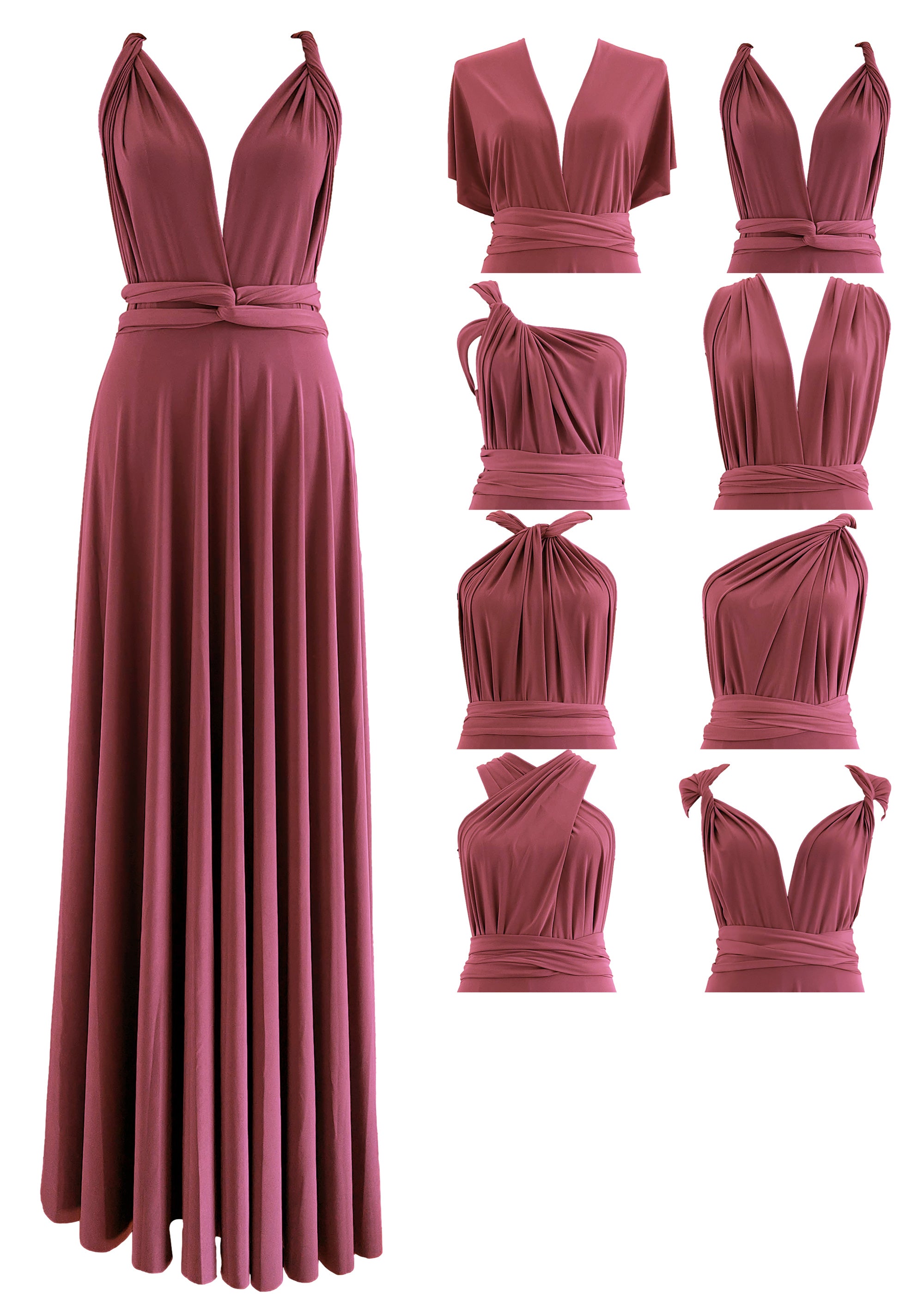 Cinnamon Rose Infinity Dress Multiway Bridesmaid Dress Convertible Cinnamon Rose Infinity Dress Multiway Bridesmaid Dress Convertible
