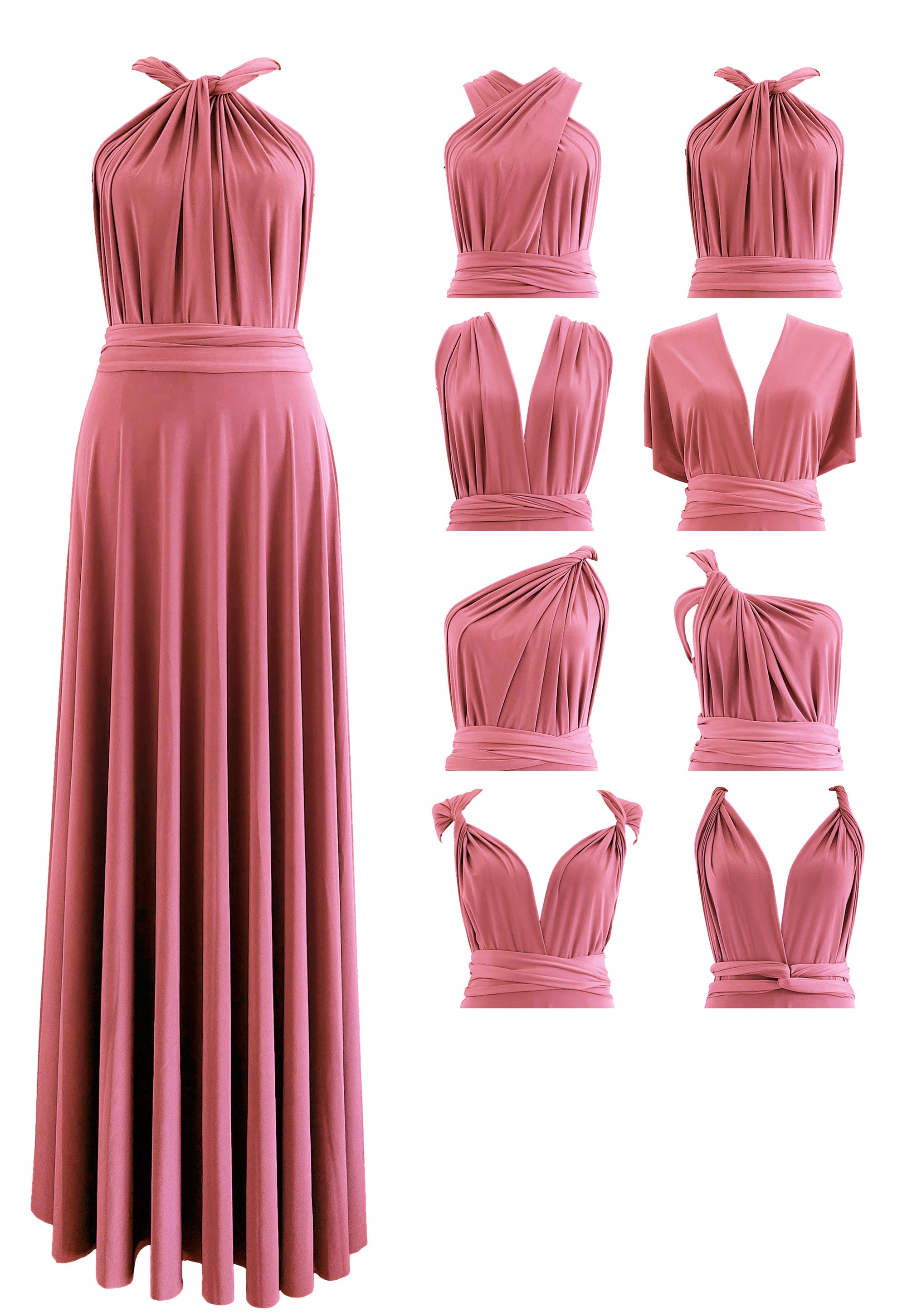 clay bridesmaid dress Plus Size (2XL to 4XL)