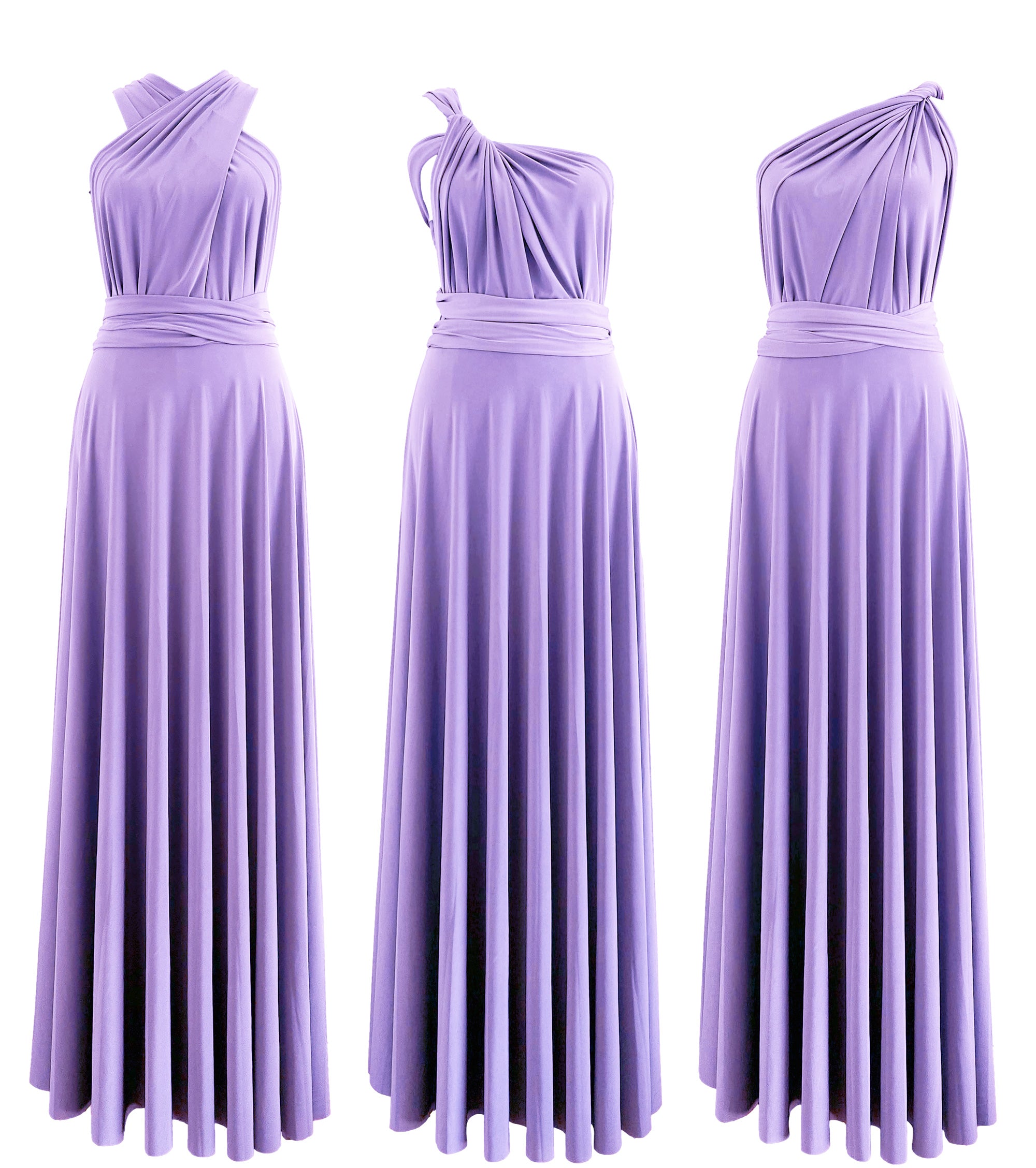 Lilac Infinity Dress Multiway Bridesmaid Dress Convertible Made in USA