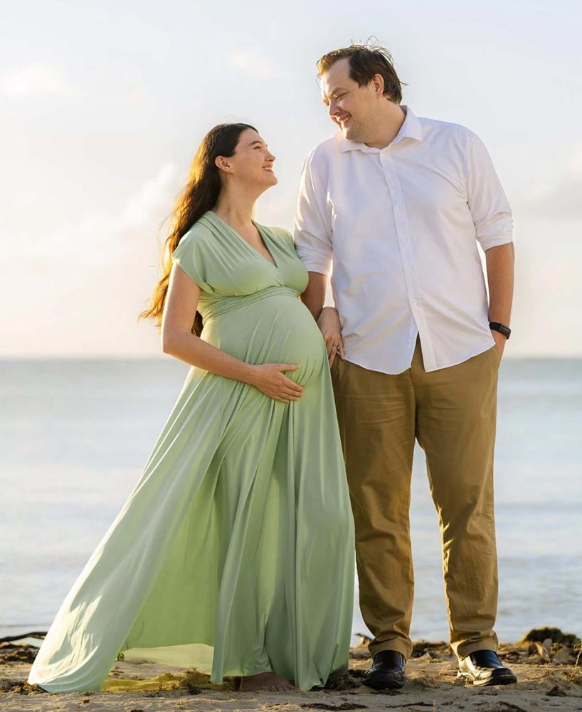 Maternity Dress for Baby Shower Photoshoot - Made In USA