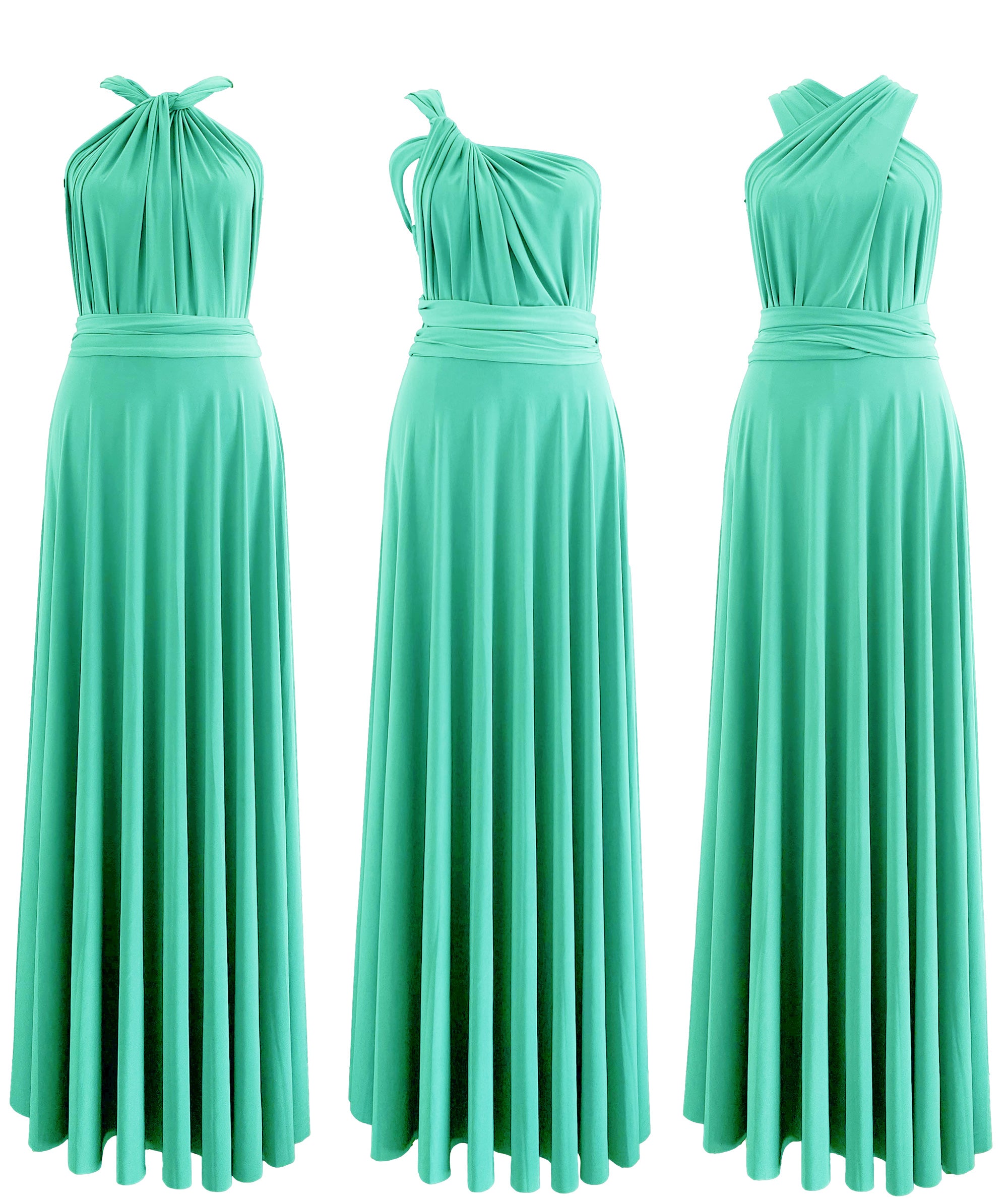 Mint green Infinity bridesmaid dress