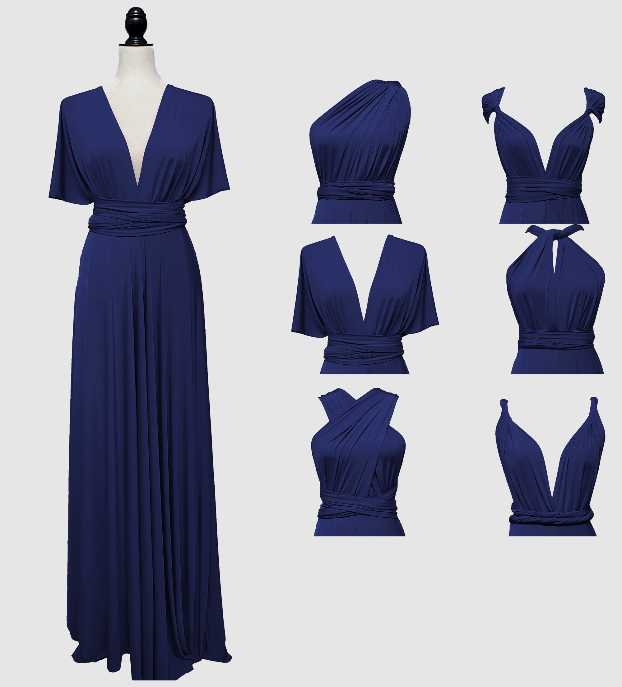 Navy Infinity dress