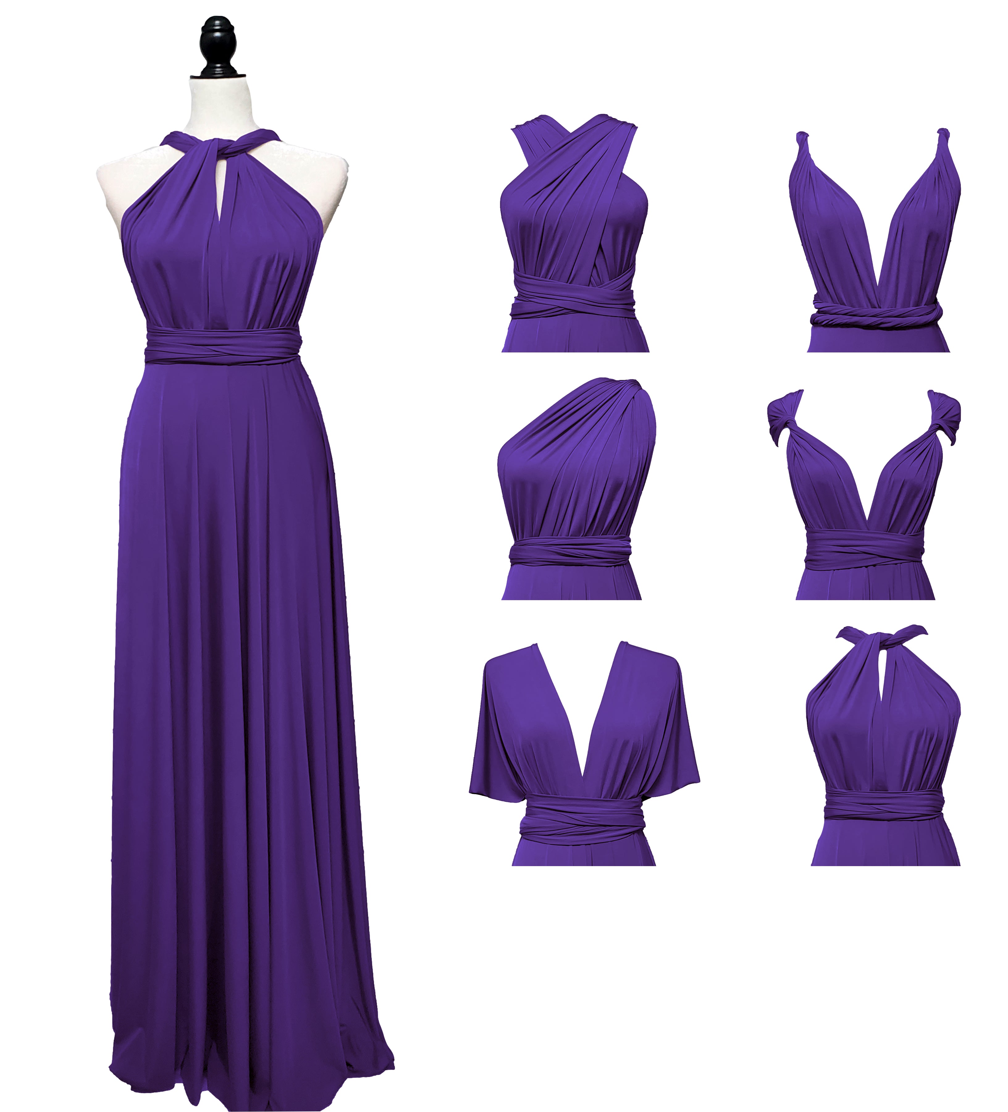Purple Infinity dress