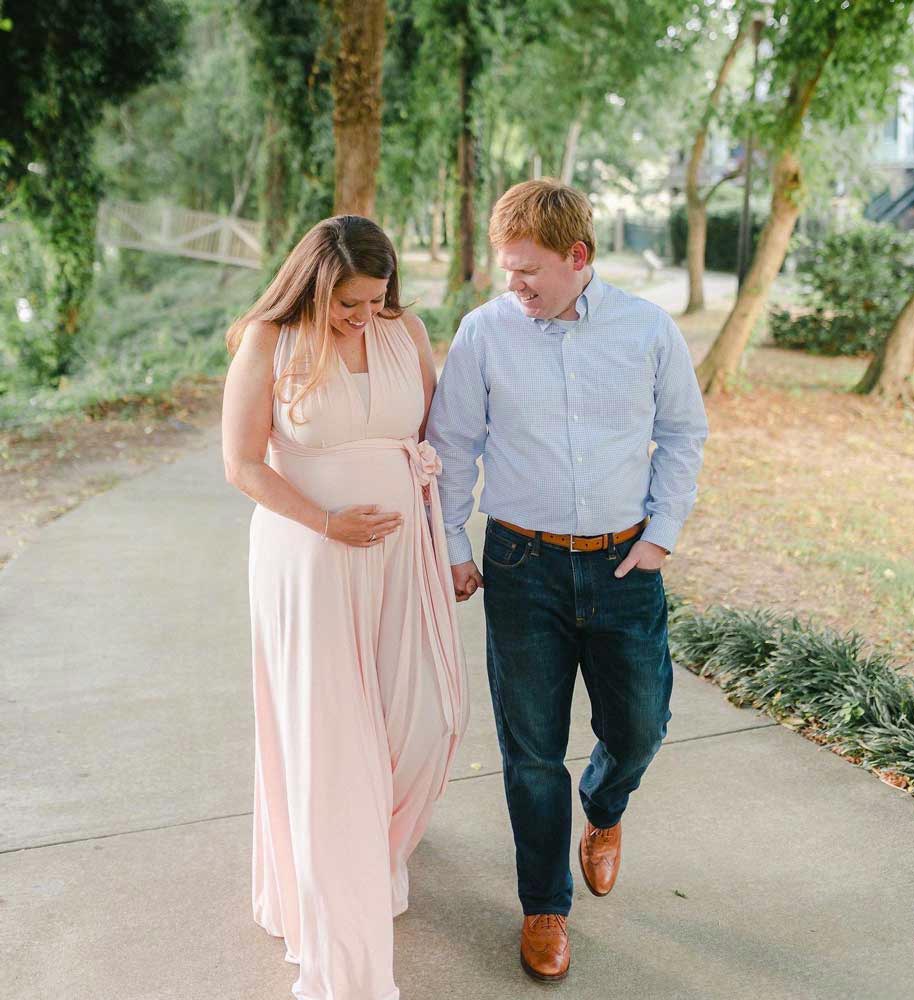 Blush Maternity infinity dress