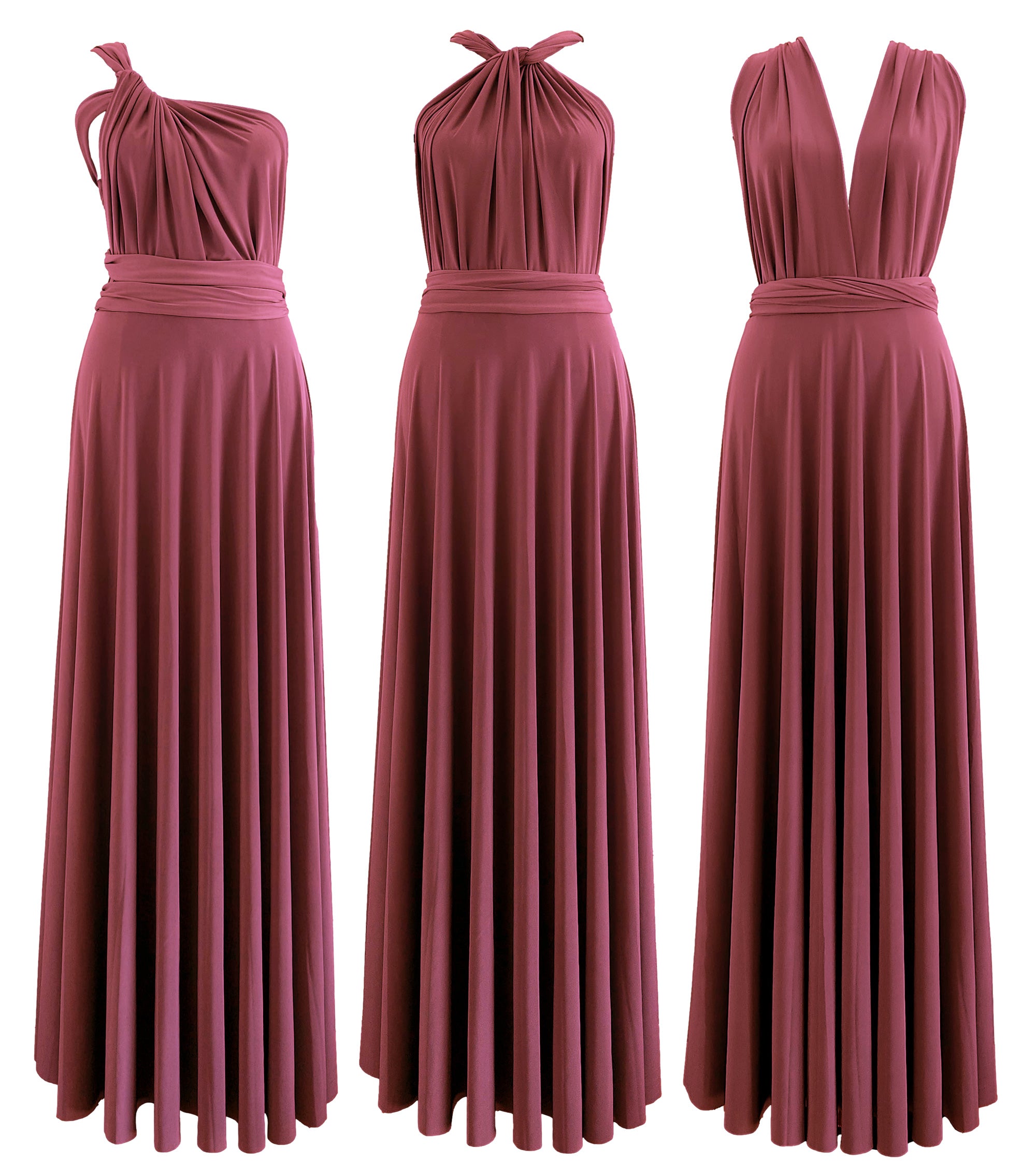 Cinnamon Rose Infinity Dress Multiway Bridesmaid Dress Convertible Made in USA