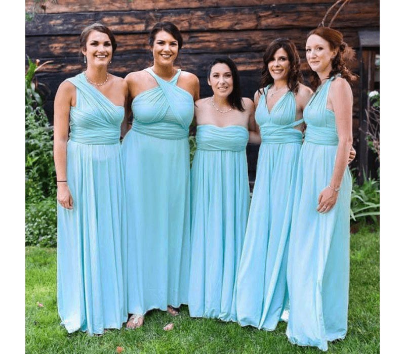 Tiffany Blue multiway dress infinity