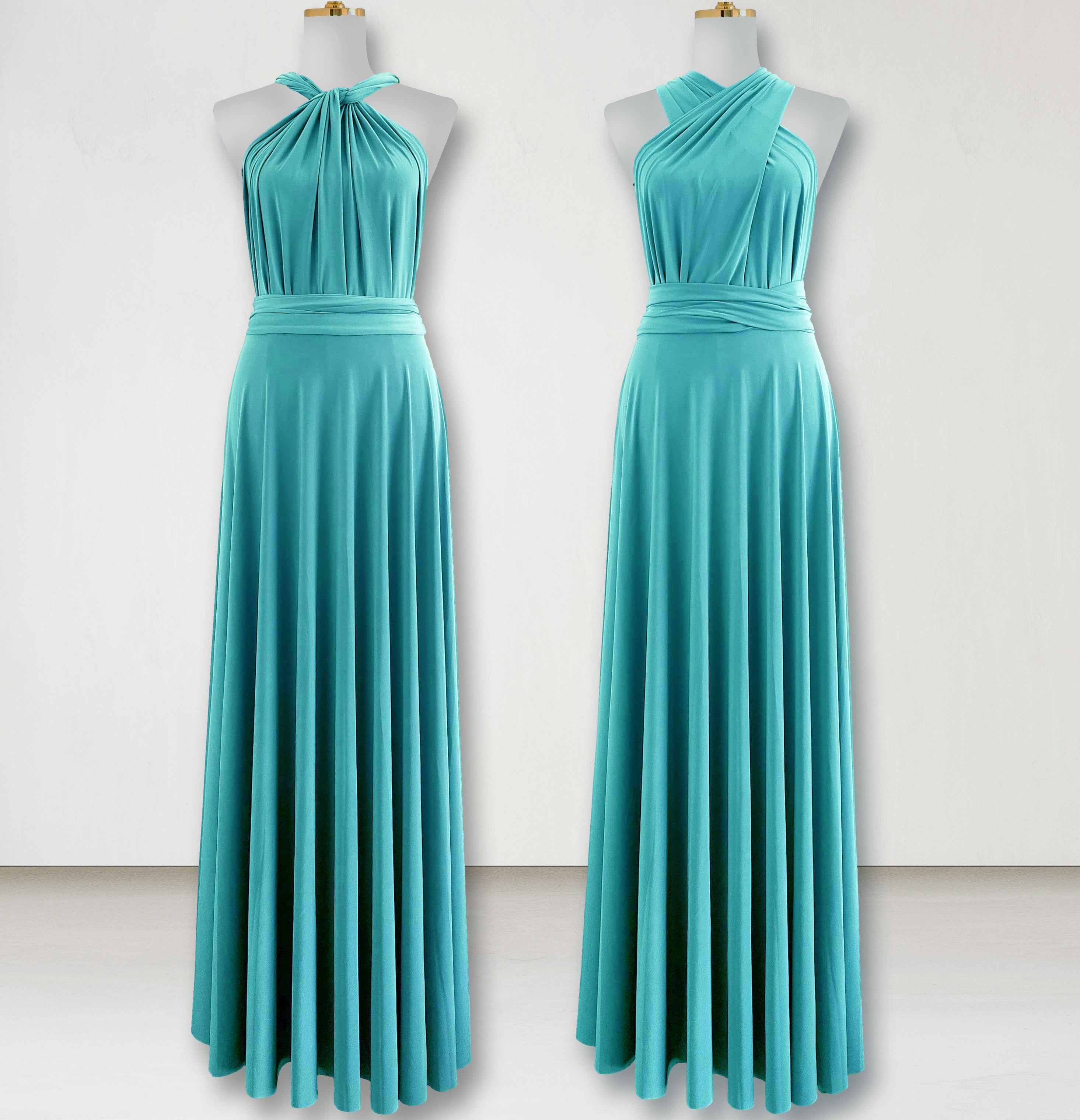 Tiffany Blue Bridesmaid dress Convertible dress
