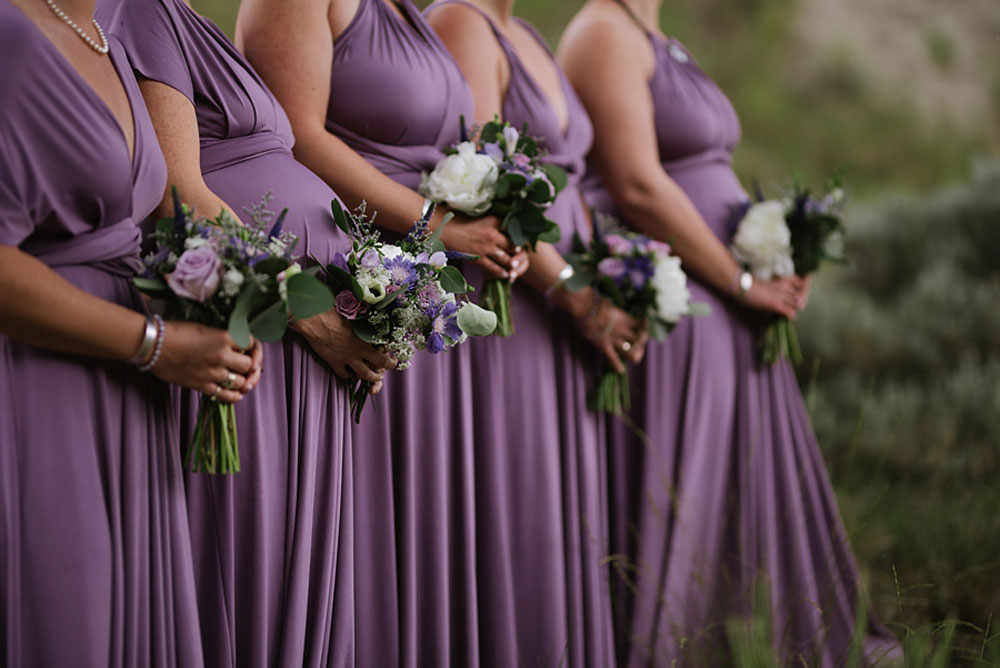 Wisteria infinity bridesmaid dress