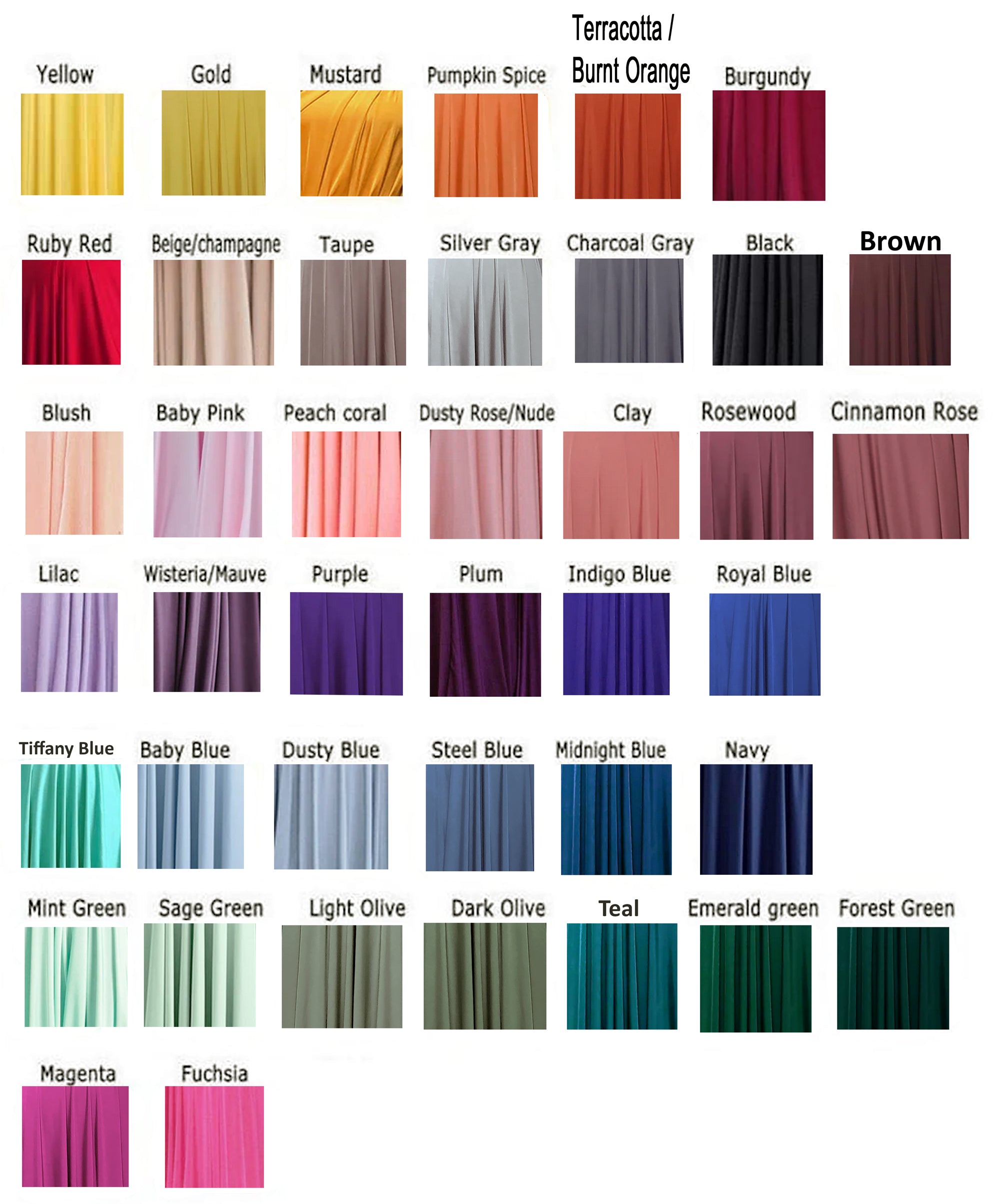 free Fabric Swatches for Infinity dress