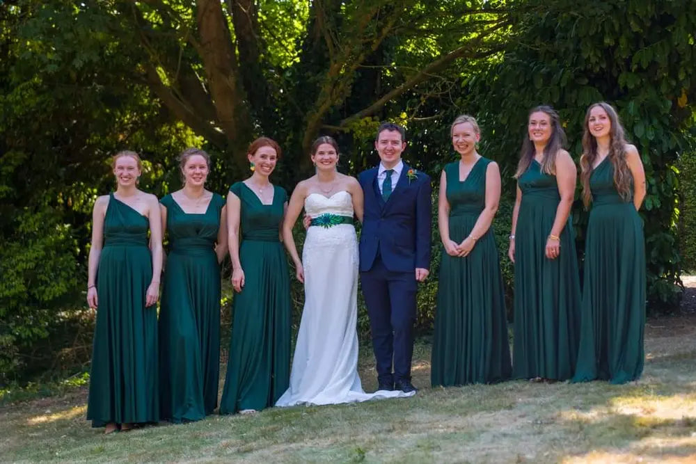 Forest Green Multiway Bridesmaid dress