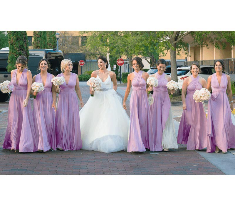 Lilac Bridesmaid dress Multiway