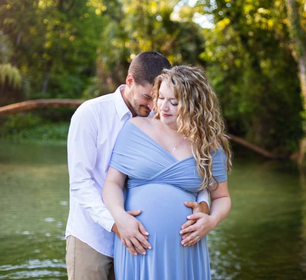 Maternity Dress for Baby Shower Photoshoot - Made In USA