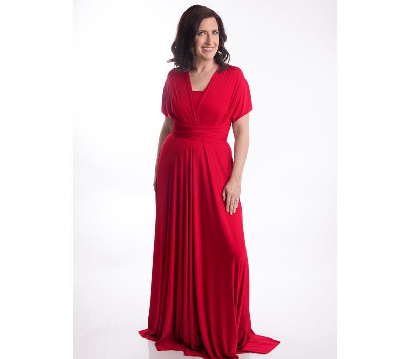 Ruby Red Infinity dress